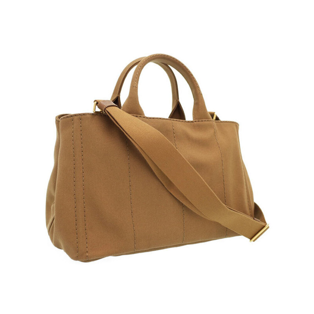 PRADA Canapa 2way Top Handle Crossbody Tote Convertible Tote Bag - Picture 2 of 5